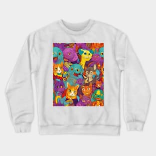 Weird Cats Crewneck Sweatshirt